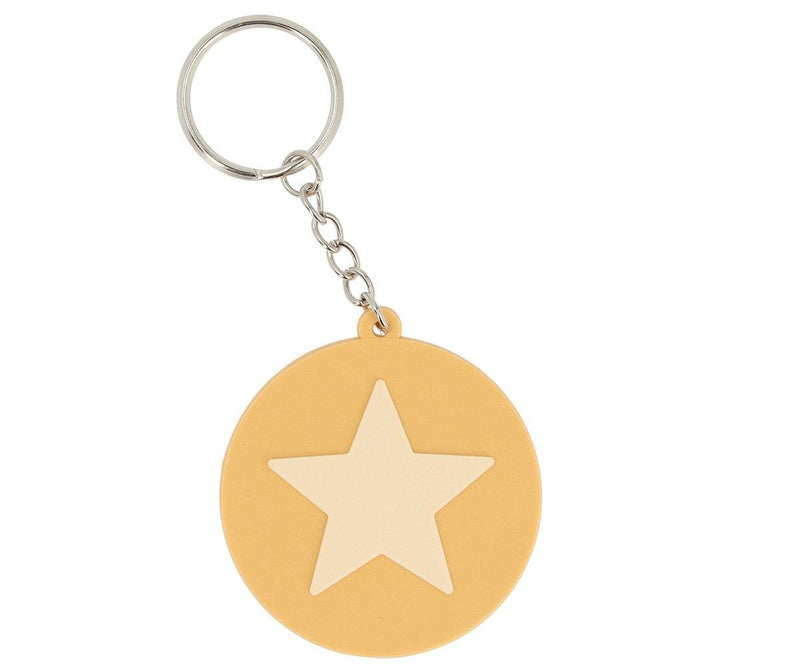 Tutete Peronalised Keyring Mustard Star - Swanky Boutique Malta 