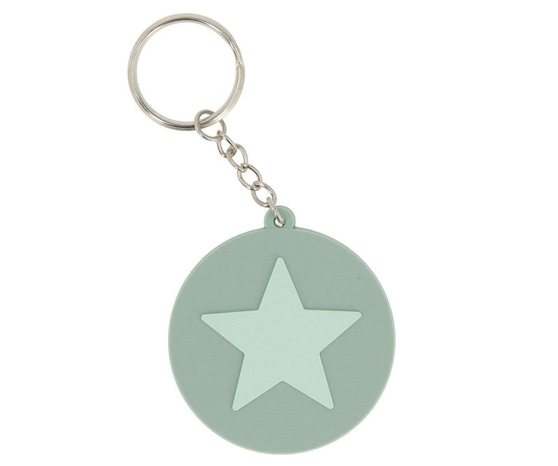 Keychain (Name/ Class/ Phone) - Sage Star