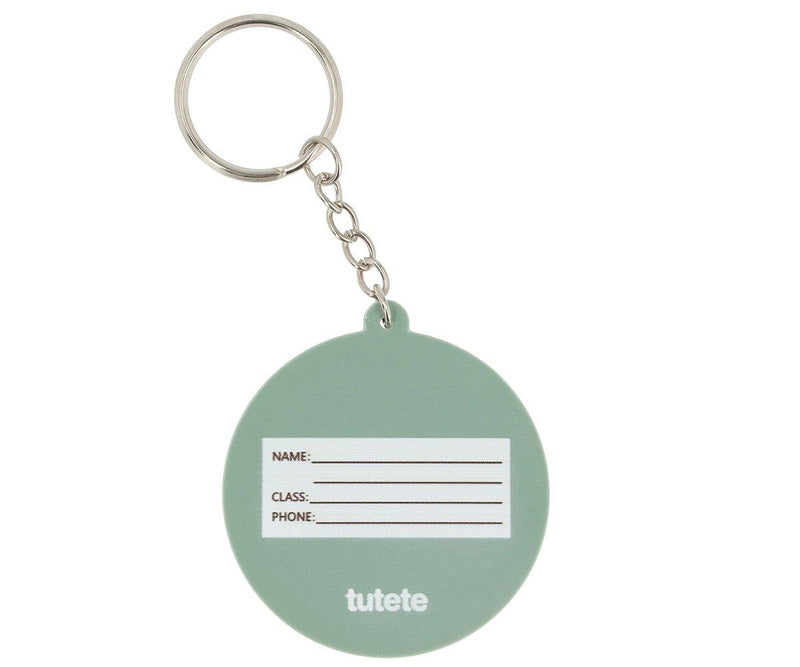 Keychain (Name/ Class/ Phone) - Sage Star