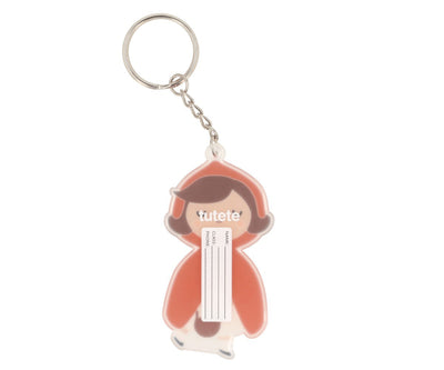 Keychain (Name/ Class/ Phone) - Little Red