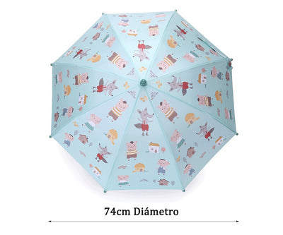 Tutete Umbrella The Three Little Pigs - Swanky Boutique Malta