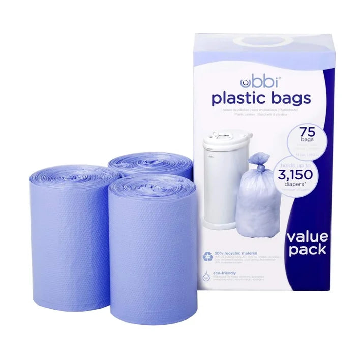 Ubbi Plastic Bags for Diaper Bin Value Pack - Swanky Boutique Malta 