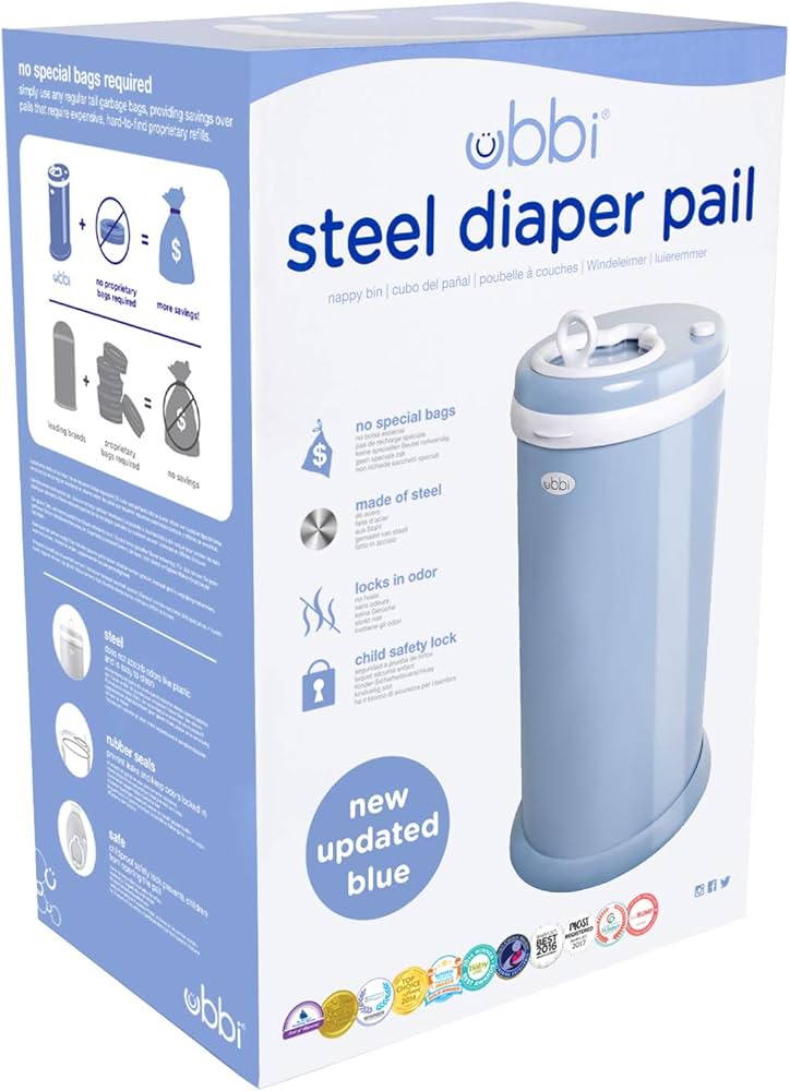 Ubbi Diaper Pail Matte Sage - Swanky Boutique