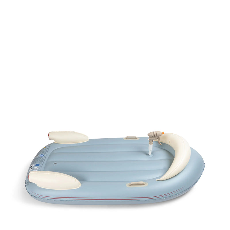 Konges Sloejd - watersplasher speed boat float - blue - Swanky Boutique