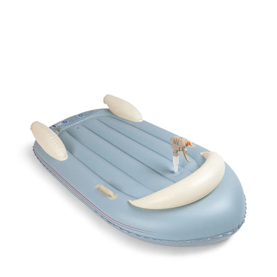 Konges Sloejd - watersplasher speed boat float - blue - Swanky Boutique