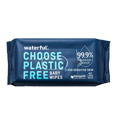waterful - Baby Water Wipes for Sensitive Skin, 100% Plastic Free - swanky boutique malta