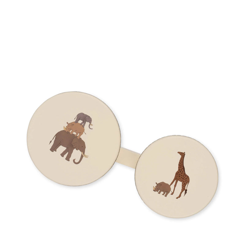 Konges Sloejd - wooden bongo drums - safari - Swanky Boutique