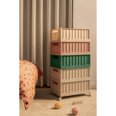 Weston Large Storage Box With Wheels - Sandy