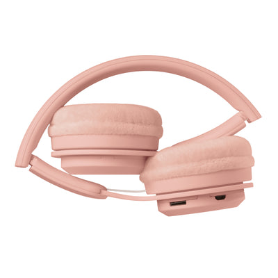lalarma - Kids Wireless Headphones - Pastel Rose - swanky boutique malta