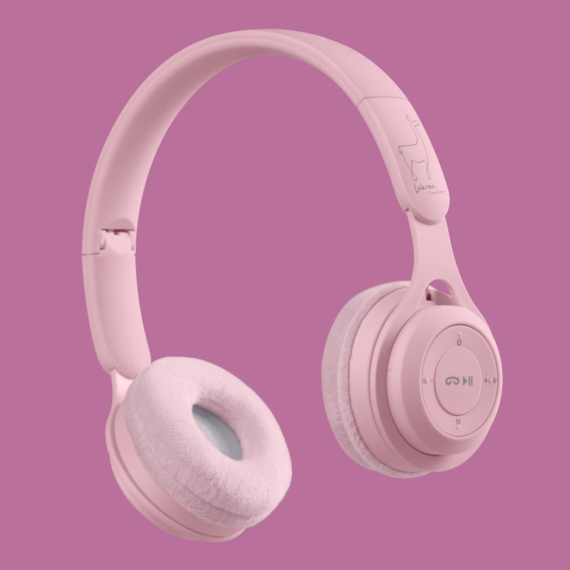 Kids Wireless Headphones - Pastel Rose