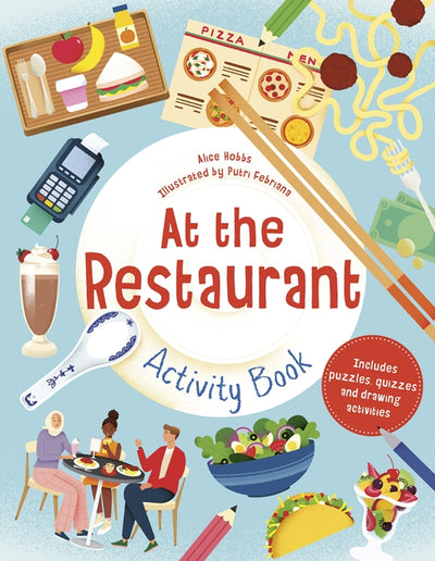 At the Restaurant Activity Book - Swanky Boutique