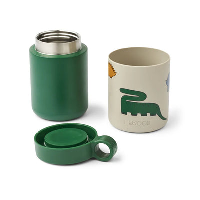 Liewood - Kian Food Jar Dinosaurs Mist - Swanky Boutique