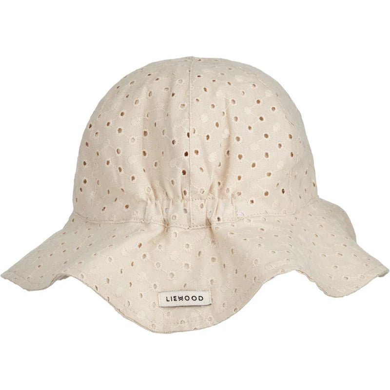 Liewood - AMELIA ANGLAISE SUN HAT Sandy - Swanky Boutique