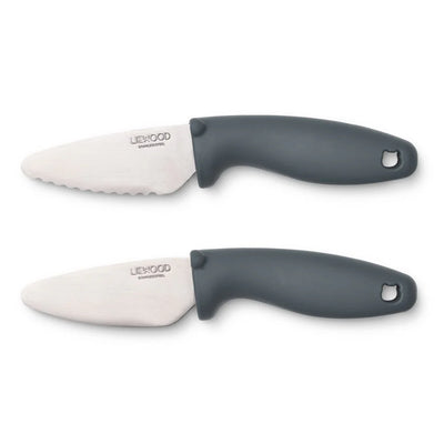 Liewood - Perry Cutting Knife Set Whale Blue - Swanky Boutique