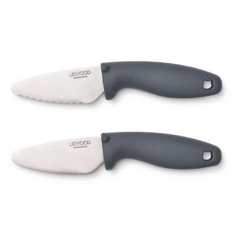 Liewood - Perry Cutting Knife Set Whale Blue - Swanky Boutique