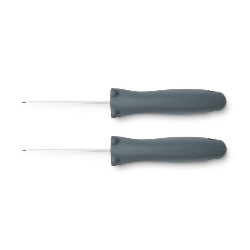 Liewood - Perry Cutting Knife Set Whale Blue - Swanky Boutique