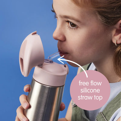 b.box insulated drink bottle - blush crush - Swanky Boutique