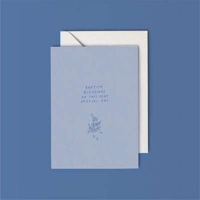 Pocket sandwich studio Card - Baptism Blessings Swanky Boutique