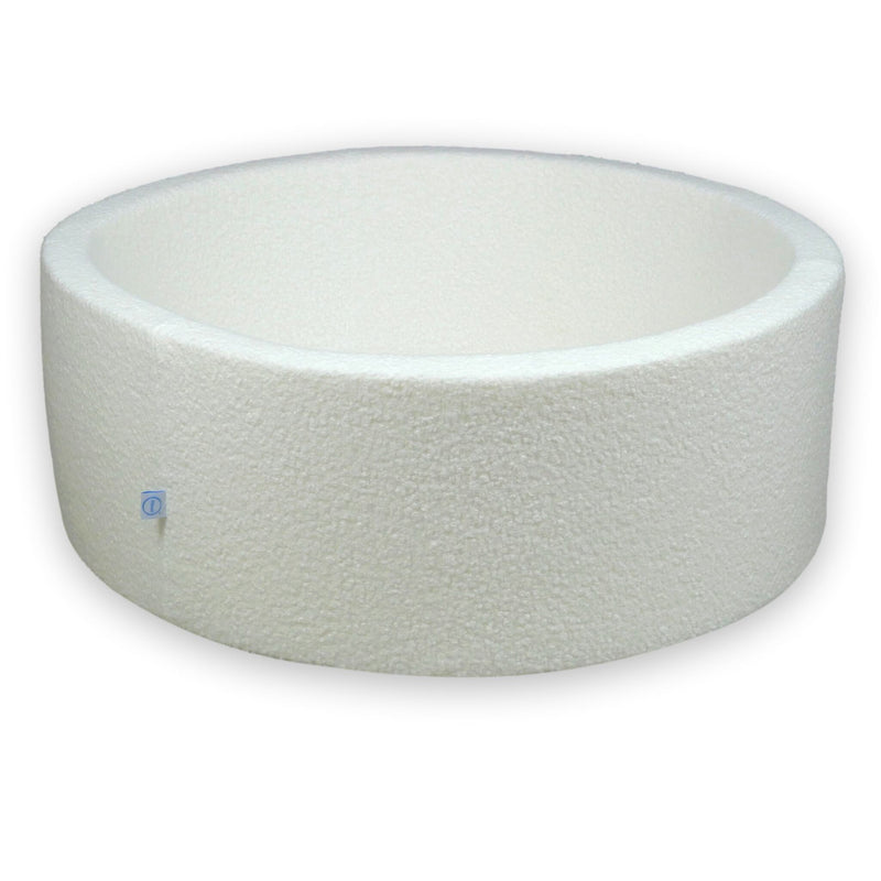 Ball Pit Incl 400 Balls - Boucle White (110x40cm)