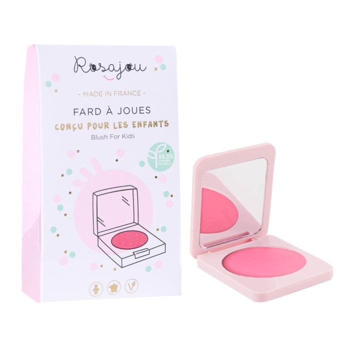 rosajou - Makeup Blush with Mirror - Pink - swanky boutique malta