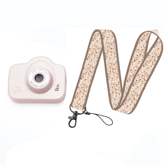 My First Digital Camera (Incl 4GB Memory Card), Cam Cam - Blush with Little Garden Strap
