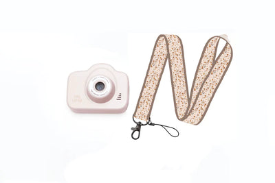 My First Digital Camera (Incl 4GB Memory Card), Cam Cam - Blush with Little Garden Strap