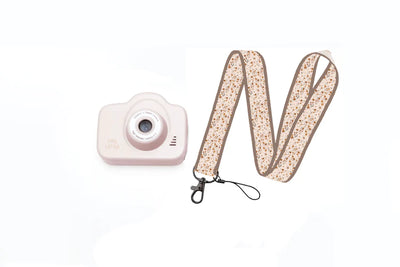 mrs ertha - My First Digital Camera (Incl 4GB Memory Card), Cam Cam - Blush with Little Garden Strap - swanky boutique malta