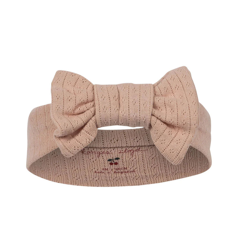 Baby Bow Headband - Cameo Rose