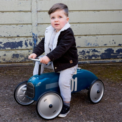 Ride-on, Vintage Car - Blue