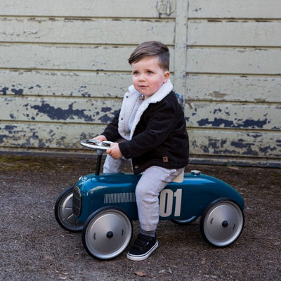Ride-on, Vintage Car - Blue