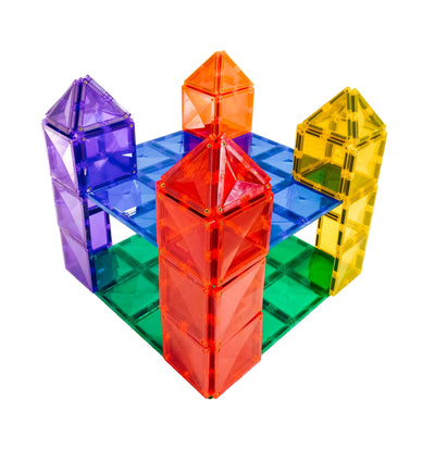 connetix magnetic tiles rainbow base plate pack - Swanky Boutique 
