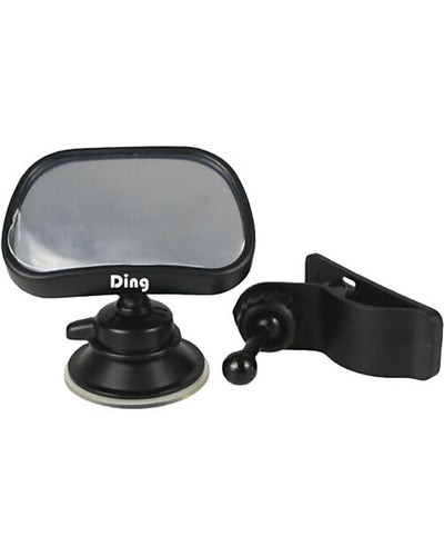 Ding - 2 in 1 Rearview Mirror - Black - 360 Degree Vision - Swanky Boutique
