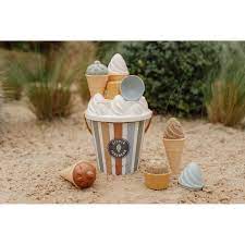 Little Dutch - Ice Cream Beach Set 14pcs Vintage Stripes - Swanky Boutique