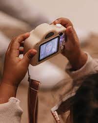 My First Digital Camera (Incl 4GB Memory Card), Cam Cam - Blush with Little Garden Strap
