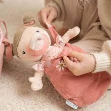 Little Dutch - Doll Set Baby Girl Rosa Little Pink Flowers - Swanky Boutique