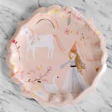 Meri Meri - Princess Large Plates - Swanky Boutique