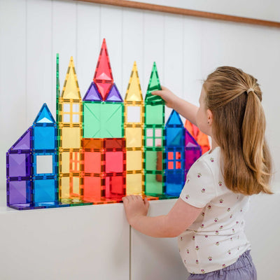 Connetix - Magnetic Tiles Rainbow Creative Pack (102 Pieces) - Swanky Boutique