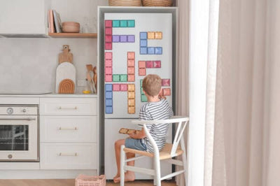 Connetix - Magnetic Tiles Pastel Rainbow Rectangle Pack 24 Pieces - Swanky Boutique