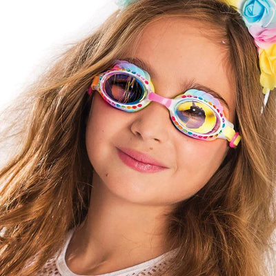 Bling2o - Eunice the Unicorn - Rainbow Slider Swim Goggles - Swanky Boutique