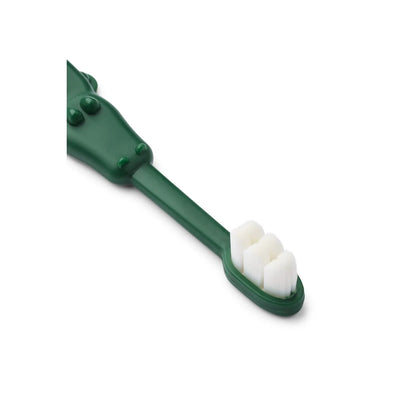 Fabio Toddler Toothbrush - Yellow Mellow/ Garden Green