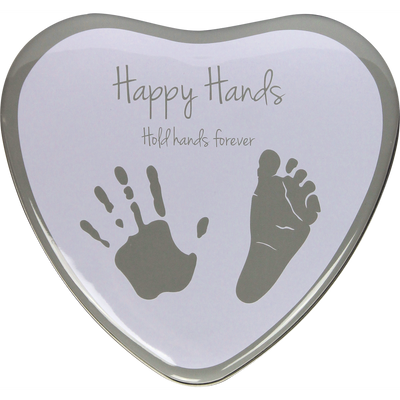 happy-hands-2d-heart-shape-silver-white - Swanky Boutique