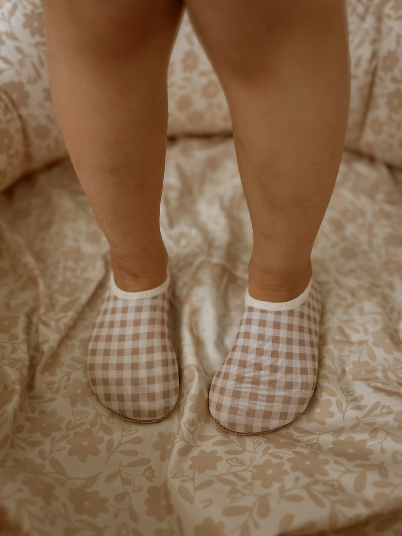 Mrs Ertha - Swimming Shoes - Vintage Squares - Swanky Boutique