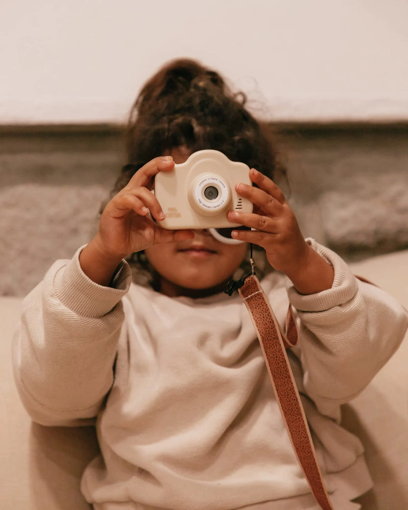 My First Digital Camera (Incl 4GB Memory Card), Cam Cam - Blush with Little Garden Strap