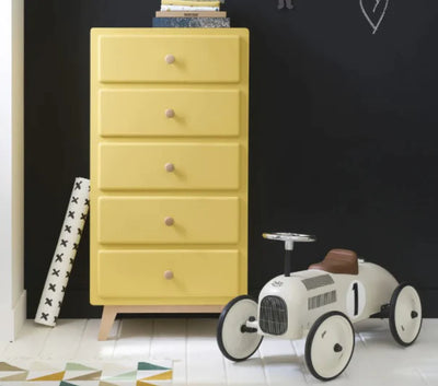 Vilac Vintage Ride On Car - Off White - Swanky Boutique Malta