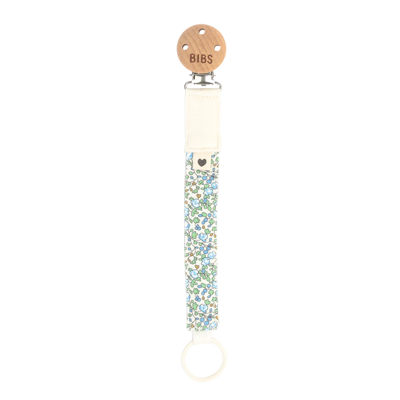 BIBS - Pacifier Clip Liberty Eloise Ivory - Swanky Boutique