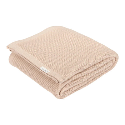 Little Dutch - Knitted bassinet blanket Beige - Swanky Boutique