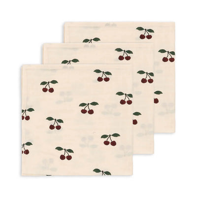 Konges Sloejd Muslin Cloths Ma Grande Cerise - Swanky Boutique Malta