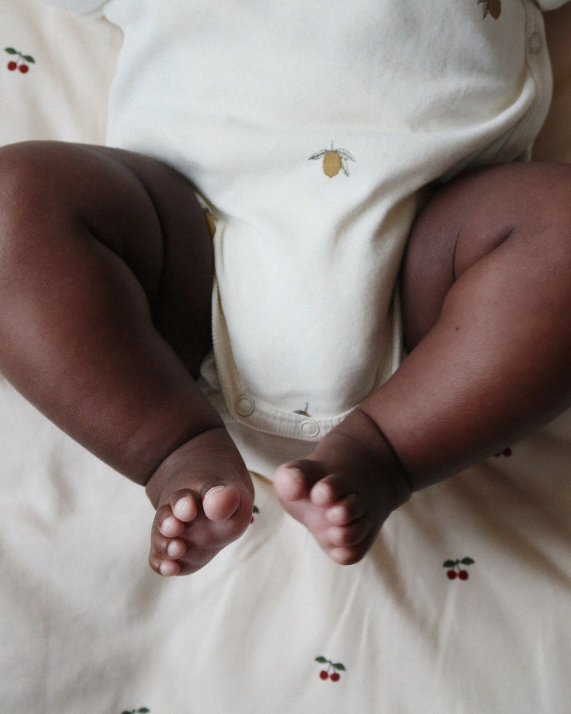 konges sloejd NEWBORN BODY GOTS Lemon - Swanky Boutique Malta