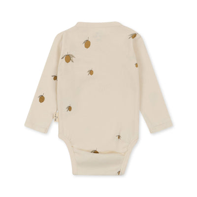konges sloejd NEWBORN BODY GOTS Lemon - Swanky Boutique Malta