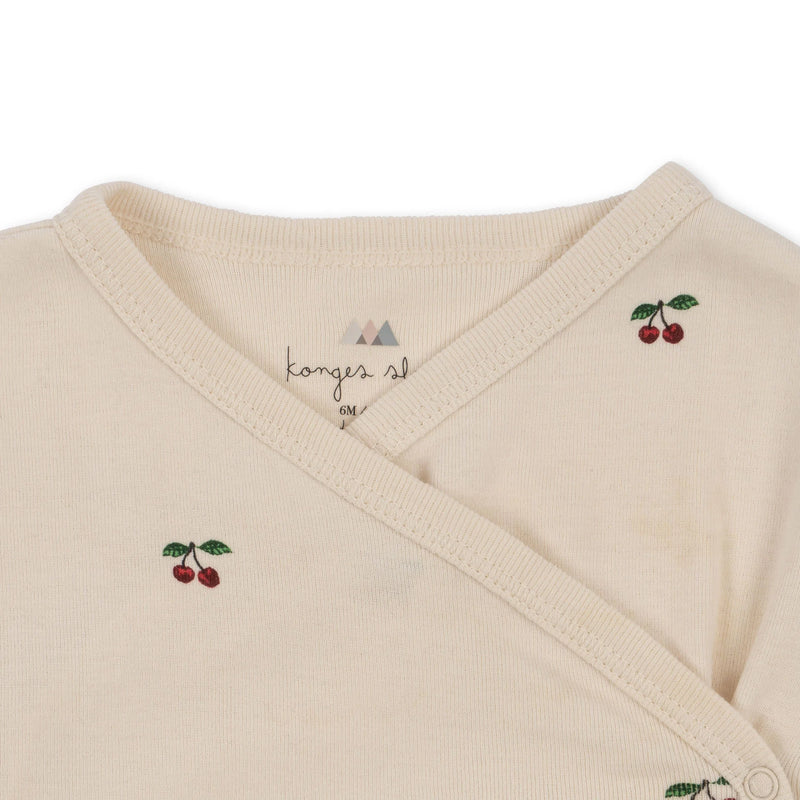 konges sloejd NEWBORN BODY GOTS Cherry - Swanky Boutique Malta